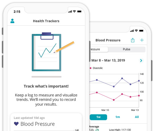Digital Tools for Simplifying Caregiving | 2 phones showing CareZone app | Good Comfort